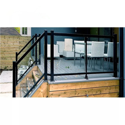 주문 제작된 알루미늄 잔 발코니 레일 Outdoor Designs 계단 난간