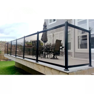 주문 제작된 알루미늄 잔 발코니 레일 Outdoor Designs 계단 난간
