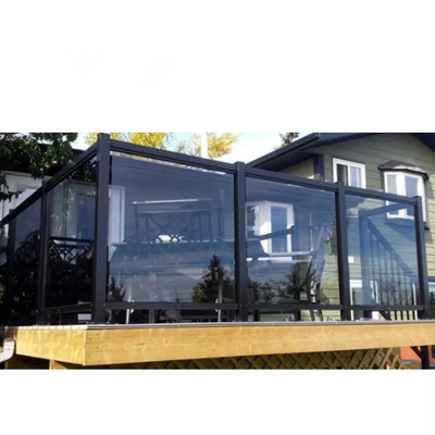 주문 제작된 알루미늄 잔 발코니 레일 Outdoor Designs 계단 난간