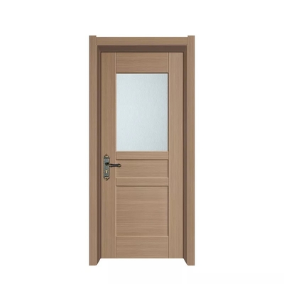 박판 래커 안쪽 문, 방수 유리제 현대 목제 문