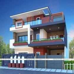 근대적 디자인 조명 철골 조립식 간이주택 2 층 고급 조립식 빌라
