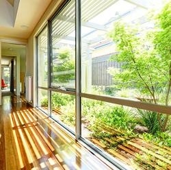 아메리칸 스타일 조망창과 문 템퍼드 글라스 알루미늄 소정 화상 창문