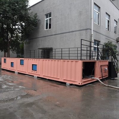 전기적이고 플루믹스 핑 시스템과 강철 소재에 의한 40FT 조립식 주문 제작된 크기와 색상 용기 수영장