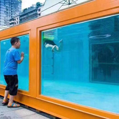 외관 철강 구조 프레임 20FT 40FT 전조 컨테이너 수영장