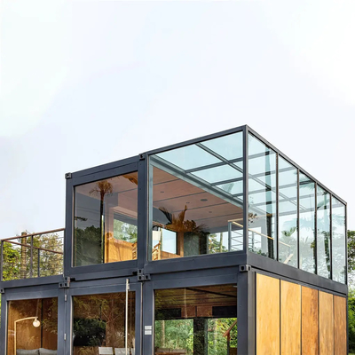 확장 Foldable Prefab 컨테이너 Homes_40ft 접는 생활 컨테이너 캐빈 폴더블 컨테이너 하우스