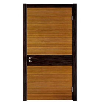 PVC WPC MDF 목재 도어 호두나무 오크 베니어판은 내부 문을 분출시킵니다