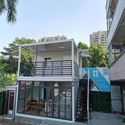 용기 집을 수송하는 알루미늄 2 침실 조립식 콘테이너 집 40ft 플랫팩