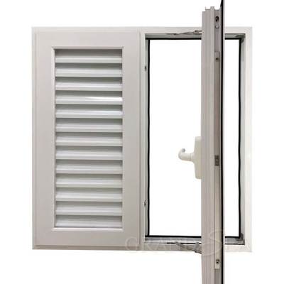 아파트 양극화 알루미늄 나코 유리창 여닫이 창 PVC UPVC 비늘창