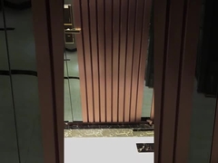 새로운 현대 금속 편평한 외부 안전 강철 목제 문 터키어 문