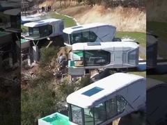 철골 구조물은 글라스 움직일 수 있는 매장 조립식 가옥 판매점 모듈 카페 용기 포드 의회를 완화시켰습니다